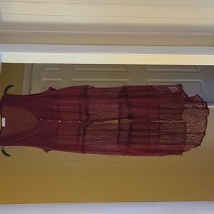 Burgandy Taylor & Sage lace kimono from Buckle